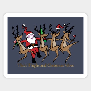 Dancing Christmas Vibes Sticker